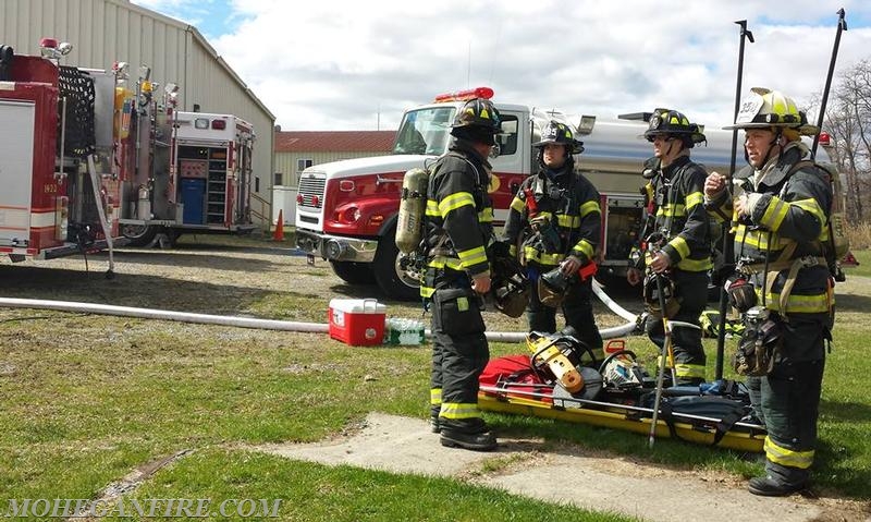 FAS-Team Drilling With Continental Village and Garrison FD's At Camp Smith On 4/27/14